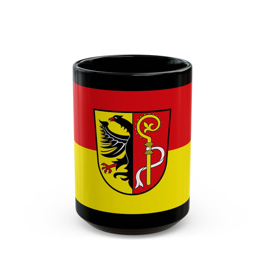 Flag of Biberach Germany - Black Coffee Mug-15oz-The Sticker Space