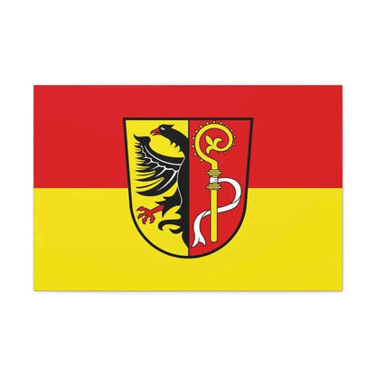 Flag of Biberach Germany - Canvas Wall Art 30" x 20" 1.25" - The Sticker Space