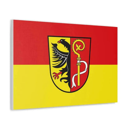 Flag of Biberach Germany - Canvas Wall Art - The Sticker Space