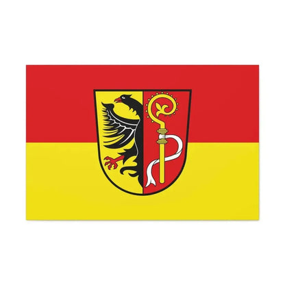 Flag of Biberach Germany - Canvas Wall Art - The Sticker Space