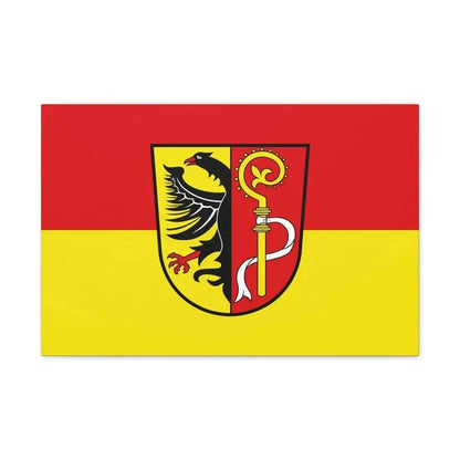 Flag of Biberach Germany - Canvas Wall Art - The Sticker Space