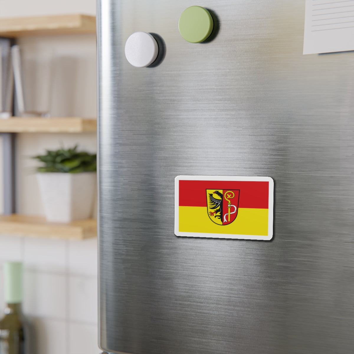 Flag of Biberach Germany - Die-Cut Magnet-The Sticker Space