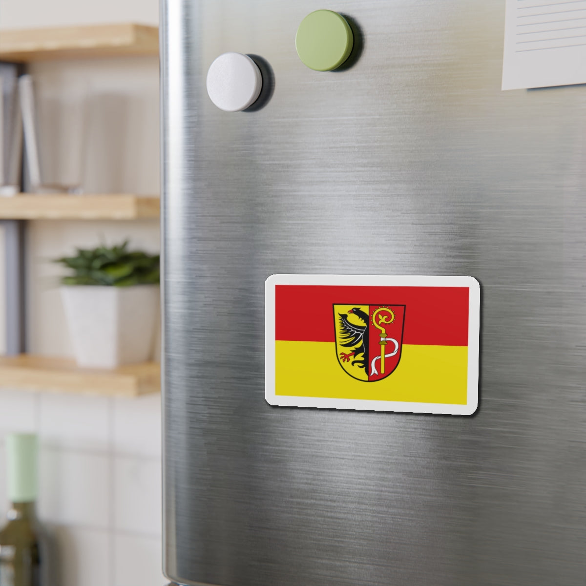 Flag of Biberach Germany - Die-Cut Magnet-The Sticker Space