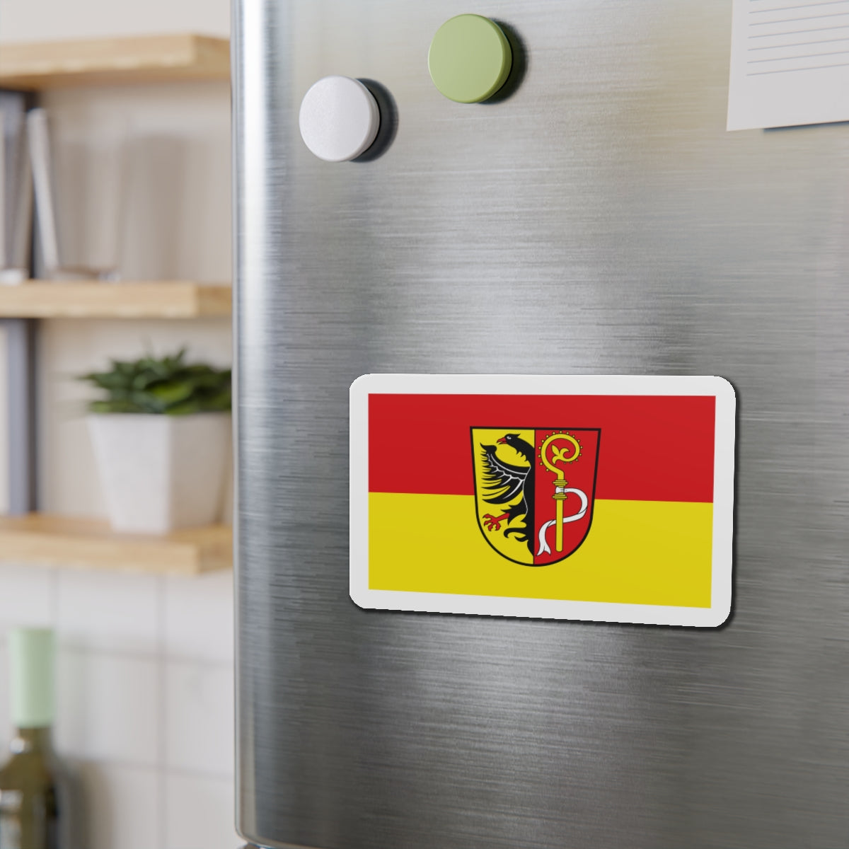 Flag of Biberach Germany - Die-Cut Magnet-The Sticker Space