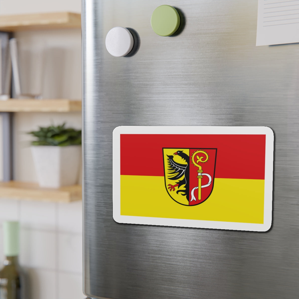 Flag of Biberach Germany - Die-Cut Magnet-The Sticker Space