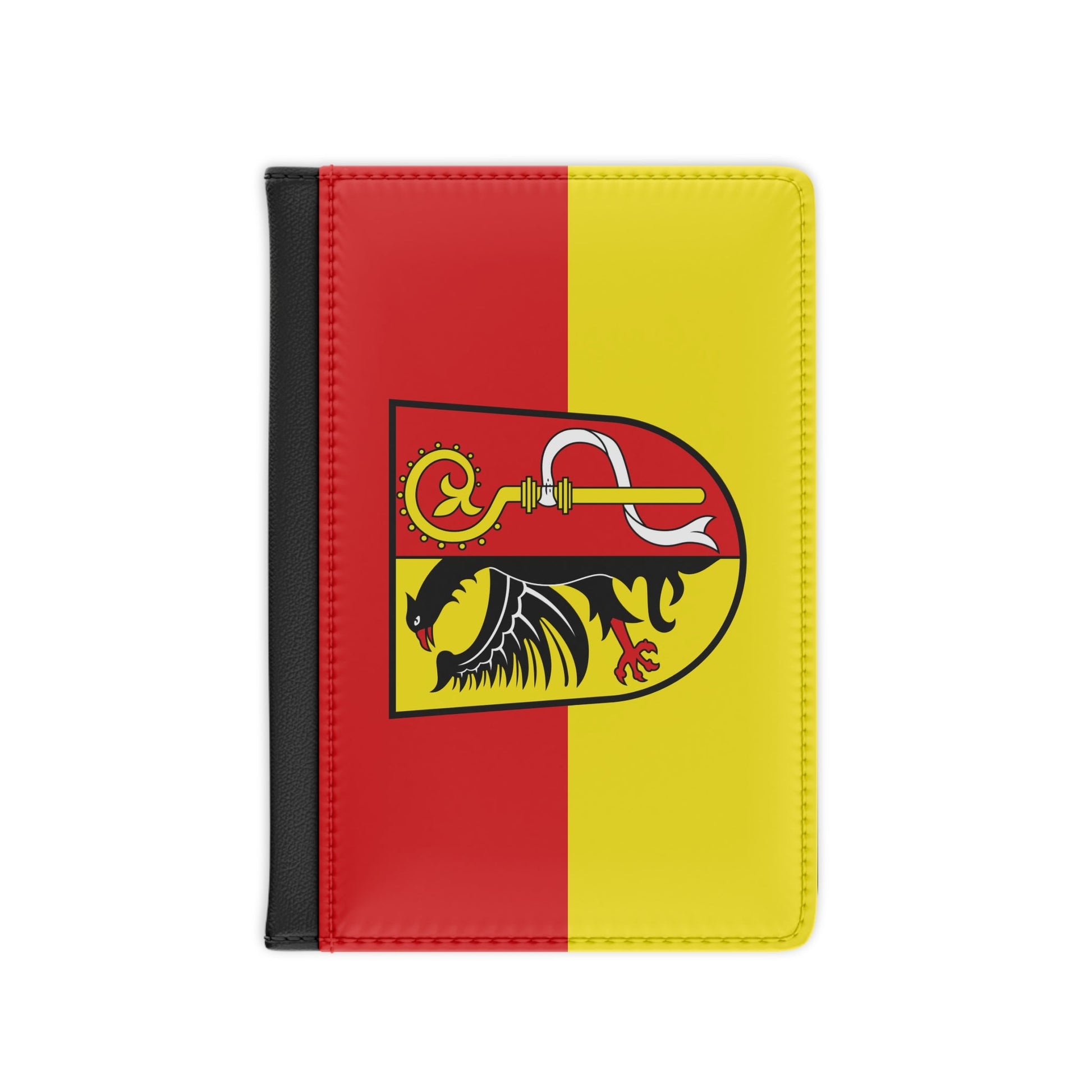 Flag of Biberach Germany - Passport Holder-3.9" x 5.8"-The Sticker Space