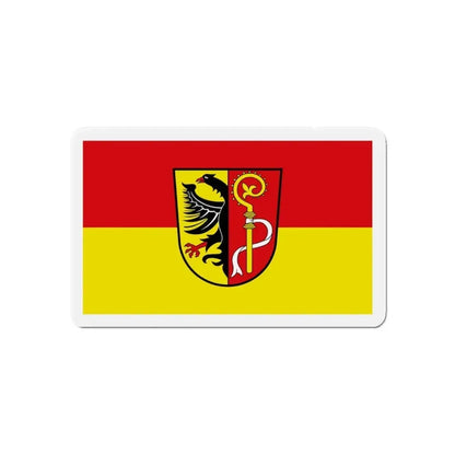 Flag of Biberach Germany - Refrigerator Magnet - The Sticker Space