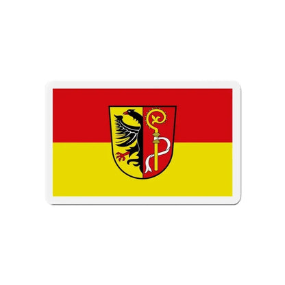 Flag of Biberach Germany - Refrigerator Magnet - The Sticker Space