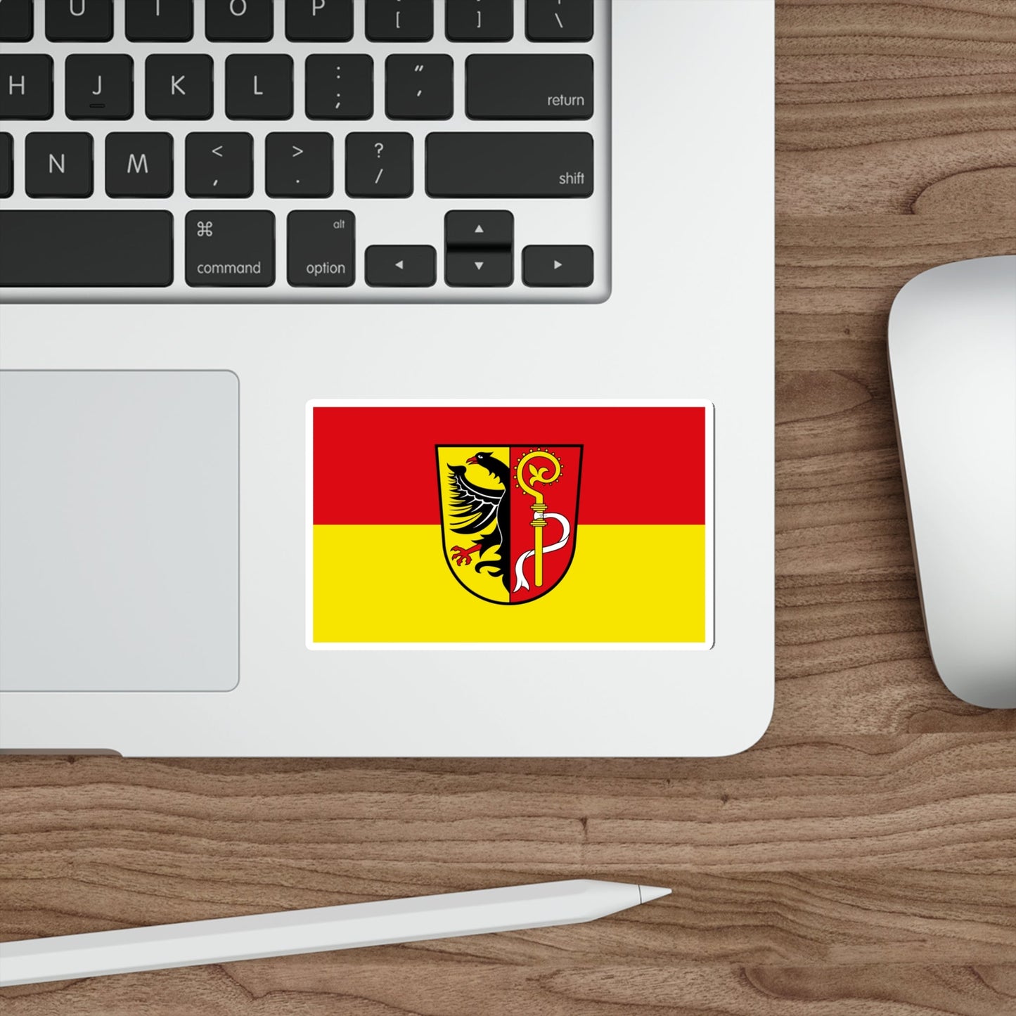 Flag of Biberach Germany STICKER Vinyl Die-Cut Decal-The Sticker Space