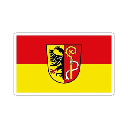 Flag of Biberach Germany STICKER Vinyl Die-Cut Decal 6 Inch - The Sticker Space