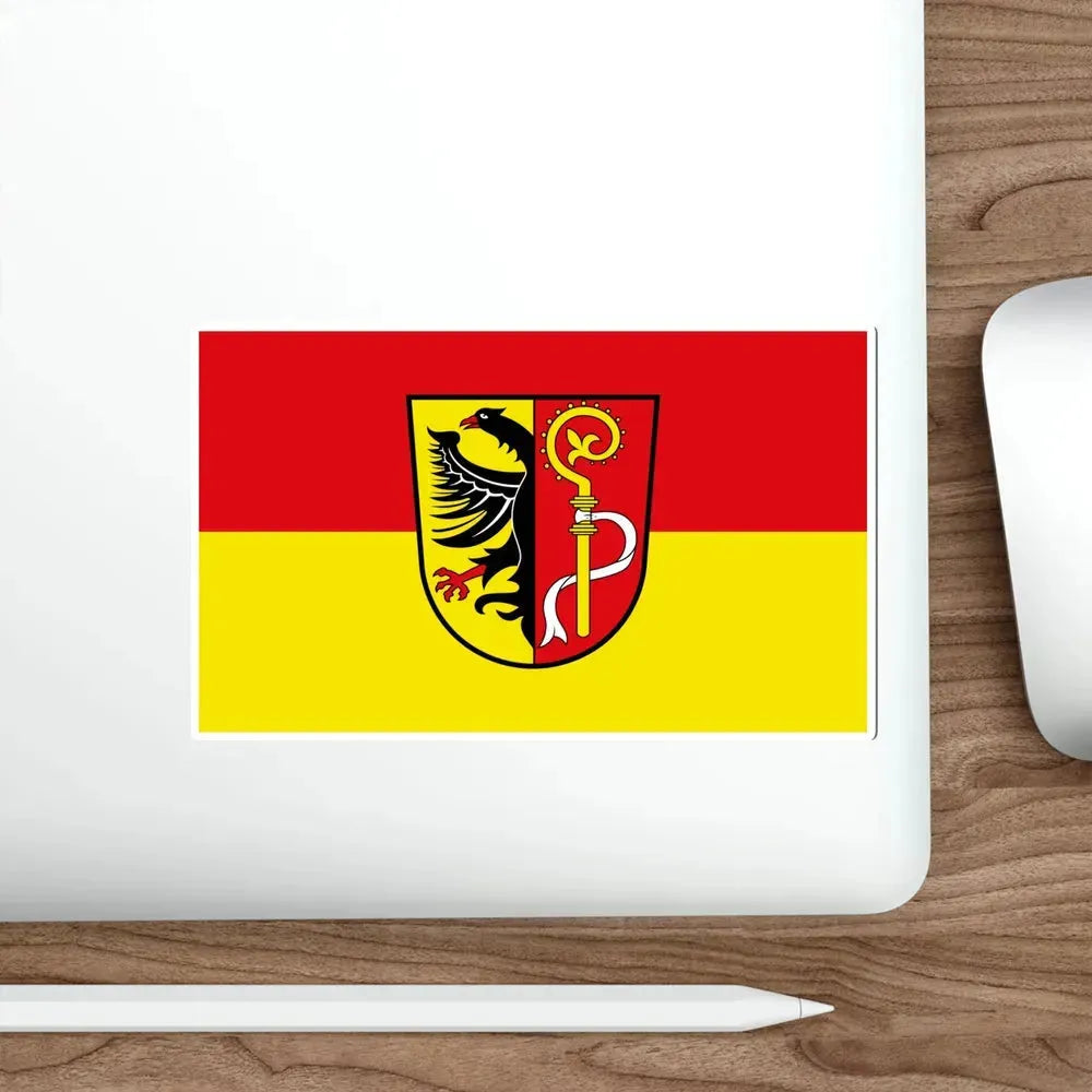 Flag of Biberach Germany STICKER Vinyl Die-Cut Decal - The Sticker Space