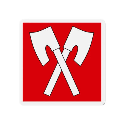 Flag of Biel Switzerland - Refrigerator Magnet 5 Inch - The Sticker Space