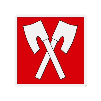 Flag of Biel Switzerland - Refrigerator Magnet - The Sticker Space