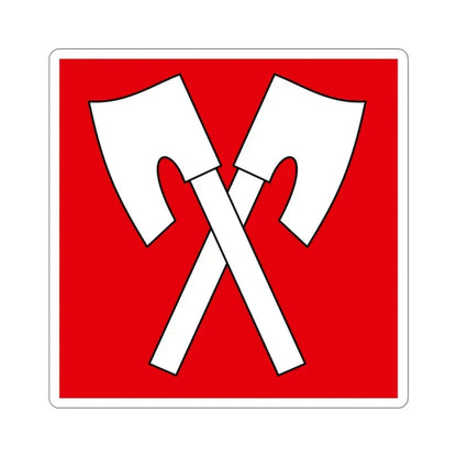 Flag of Biel Switzerland STICKER Vinyl Die-Cut Decal 2 Inch - The Sticker Space