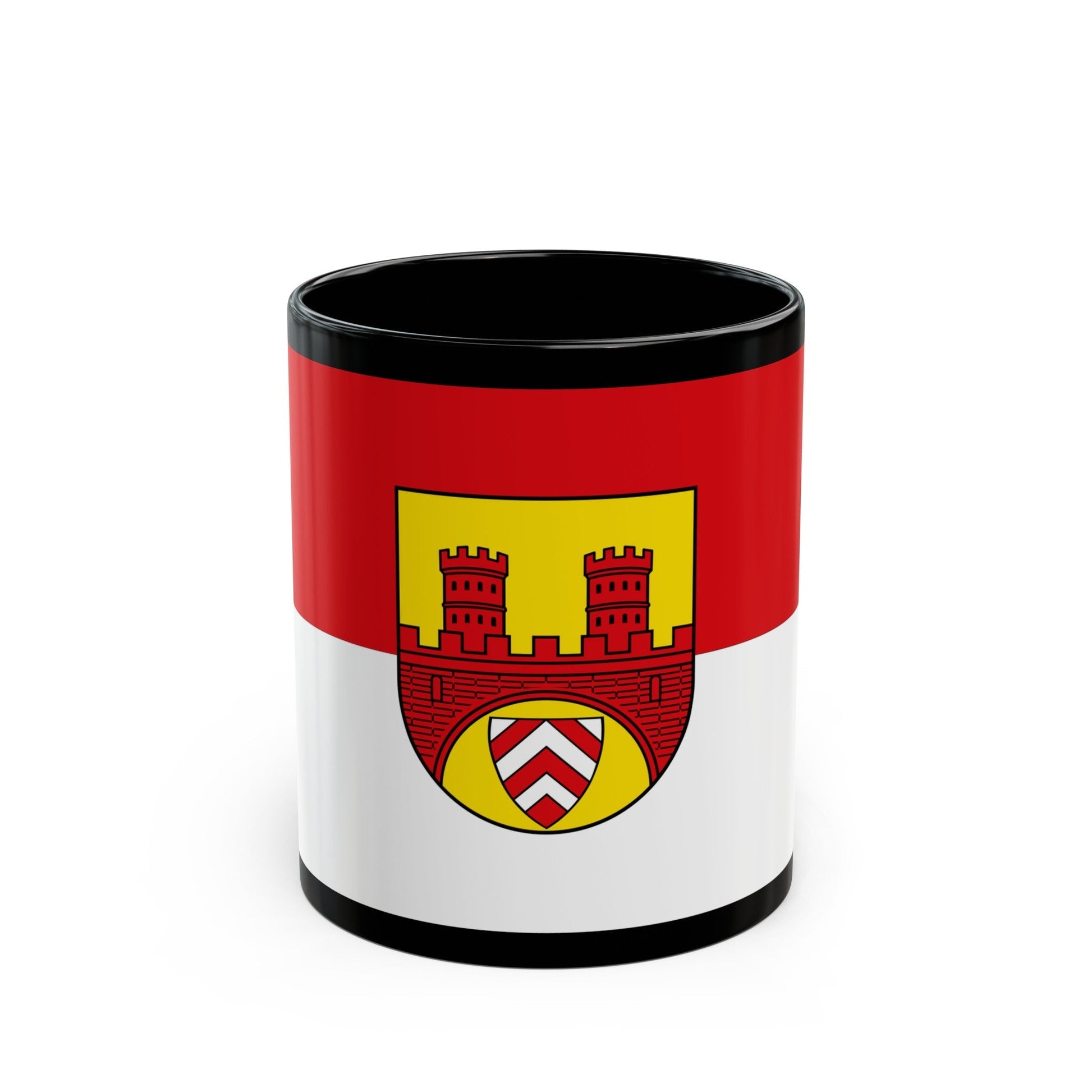 Flag of Bielefeld Germany - Black Coffee Mug-11oz-The Sticker Space