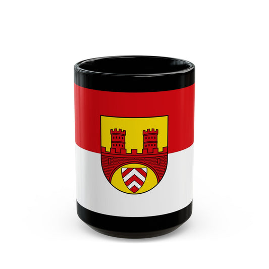 Flag of Bielefeld Germany - Black Coffee Mug-15oz-The Sticker Space