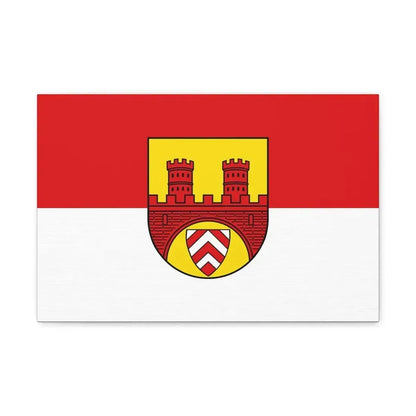 Flag of Bielefeld Germany - Canvas Wall Art 18″ x 12″ 1.25" - The Sticker Space