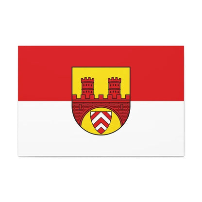 Flag of Bielefeld Germany - Canvas Wall Art 30" x 20" 1.25" - The Sticker Space