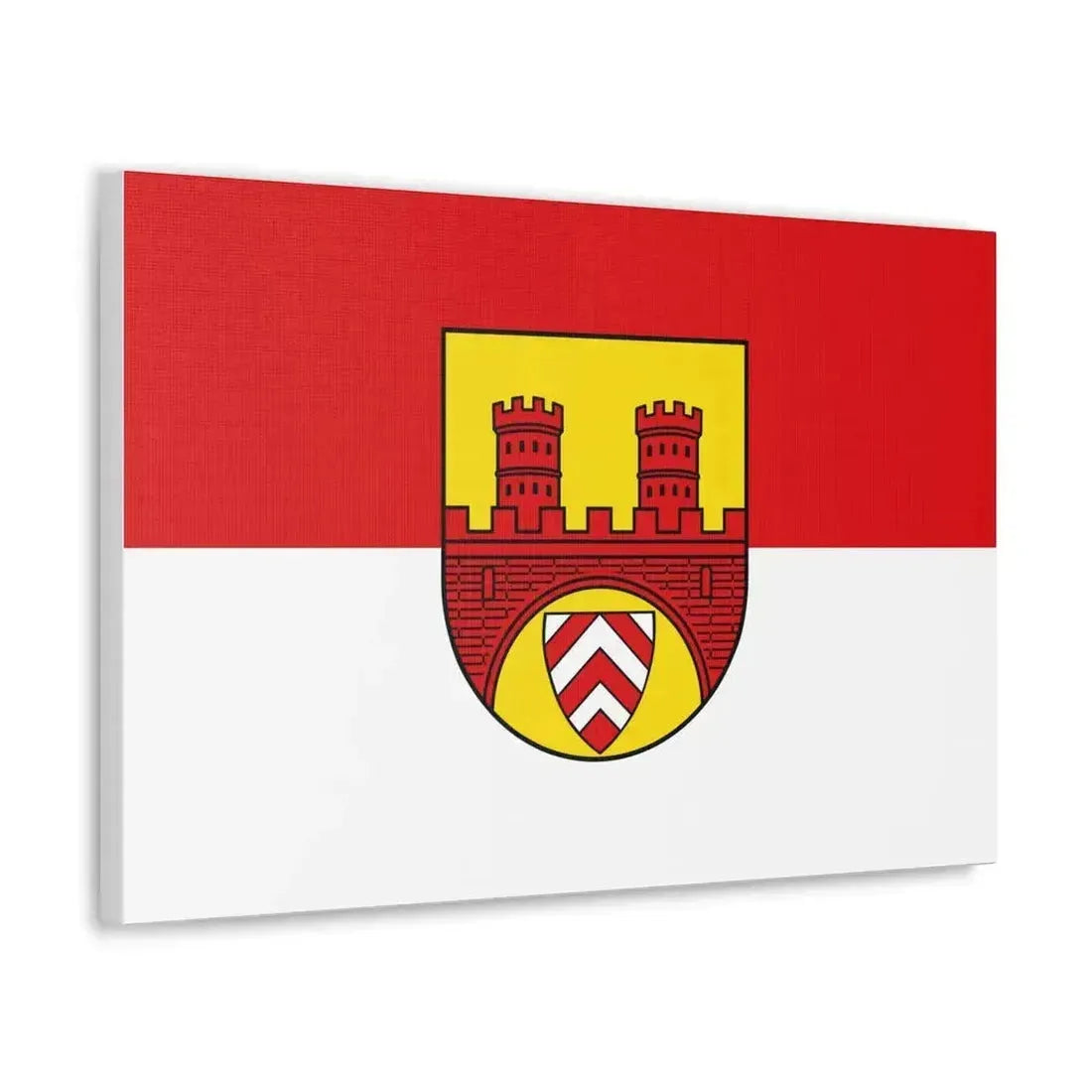 Flag of Bielefeld Germany - Canvas Wall Art - The Sticker Space