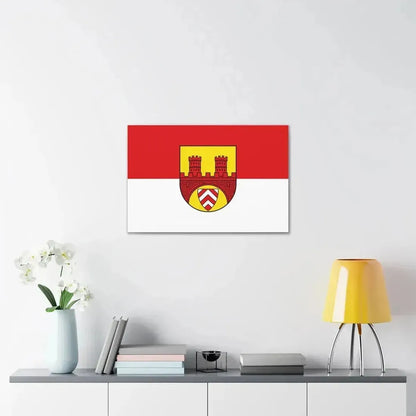 Flag of Bielefeld Germany - Canvas Wall Art - The Sticker Space