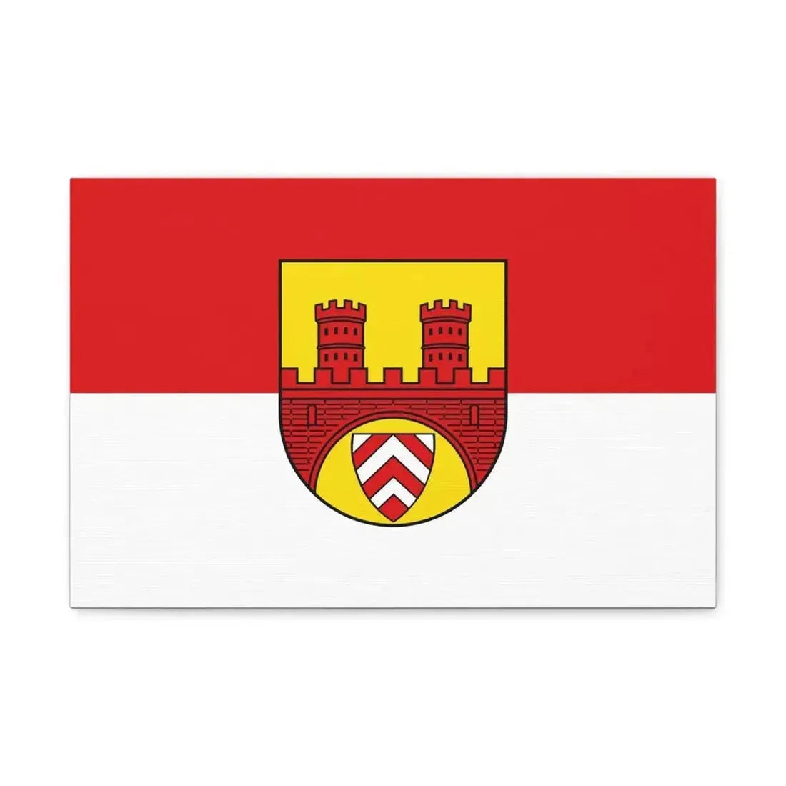 Flag of Bielefeld Germany - Canvas Wall Art - The Sticker Space