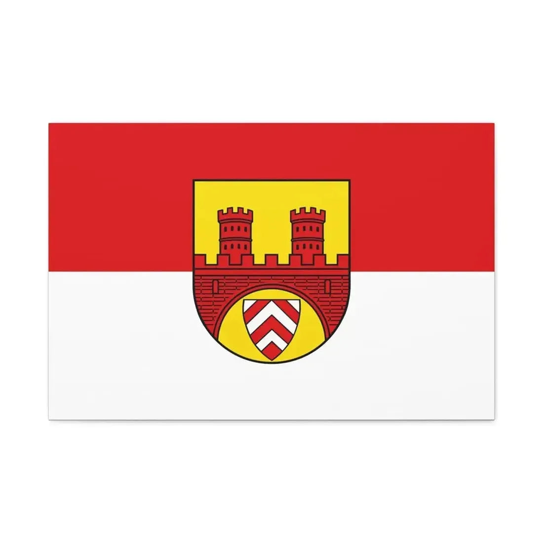 Flag of Bielefeld Germany - Canvas Wall Art - The Sticker Space