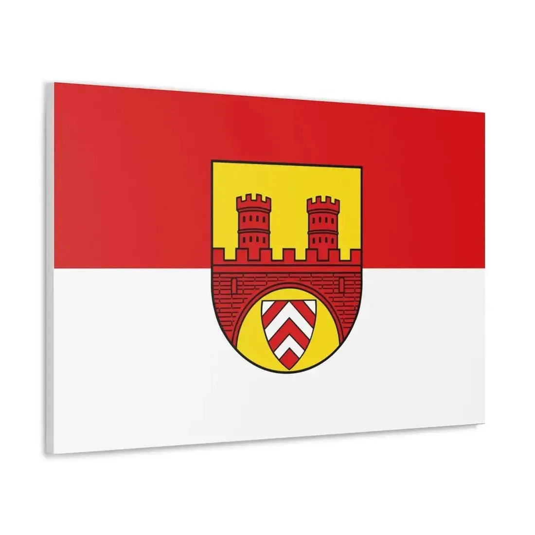 Flag of Bielefeld Germany - Canvas Wall Art - The Sticker Space