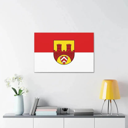 Flag of Bielefeld Germany - Canvas Wall Art - The Sticker Space