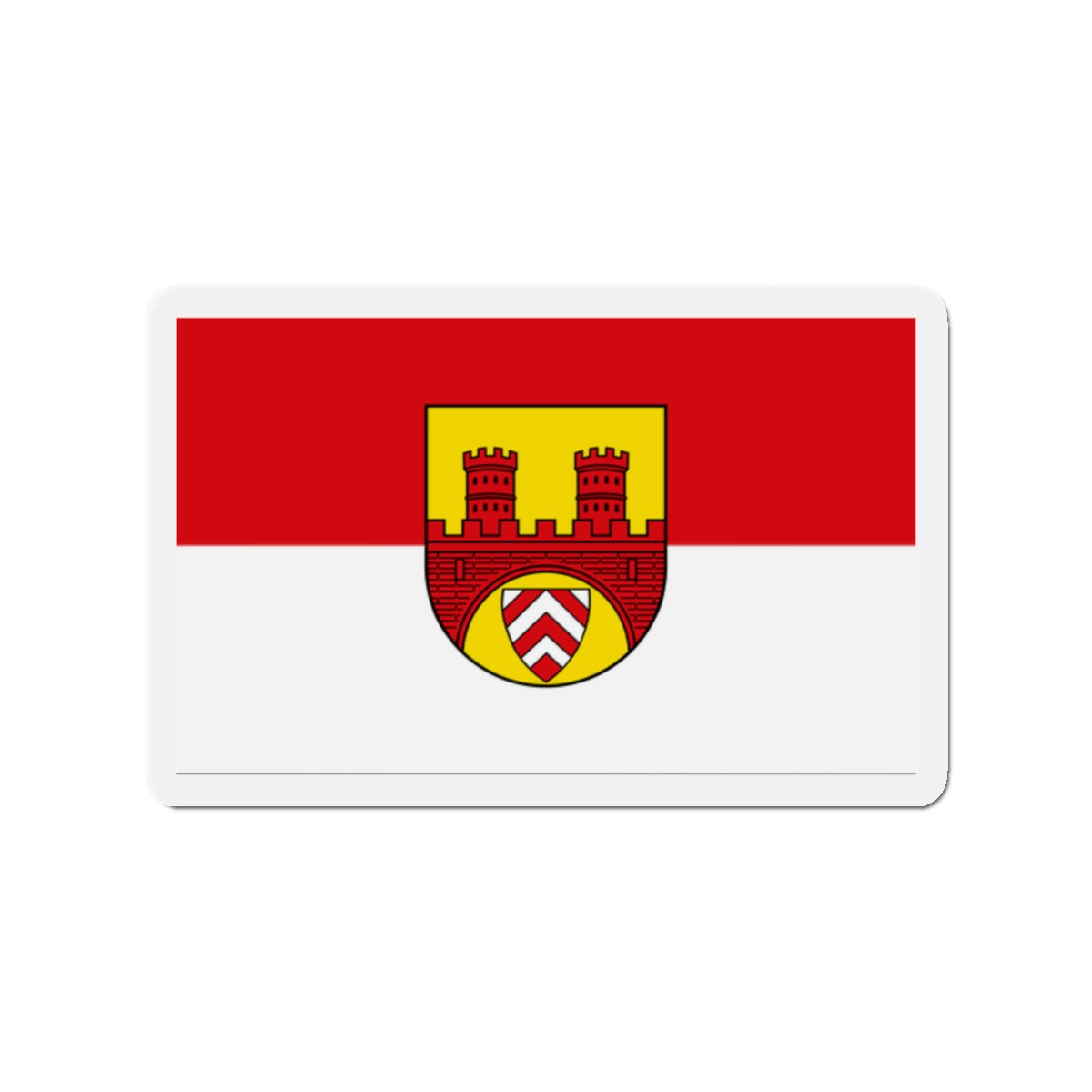 Flag of Bielefeld Germany - Die-Cut Magnet-2" x 2"-The Sticker Space