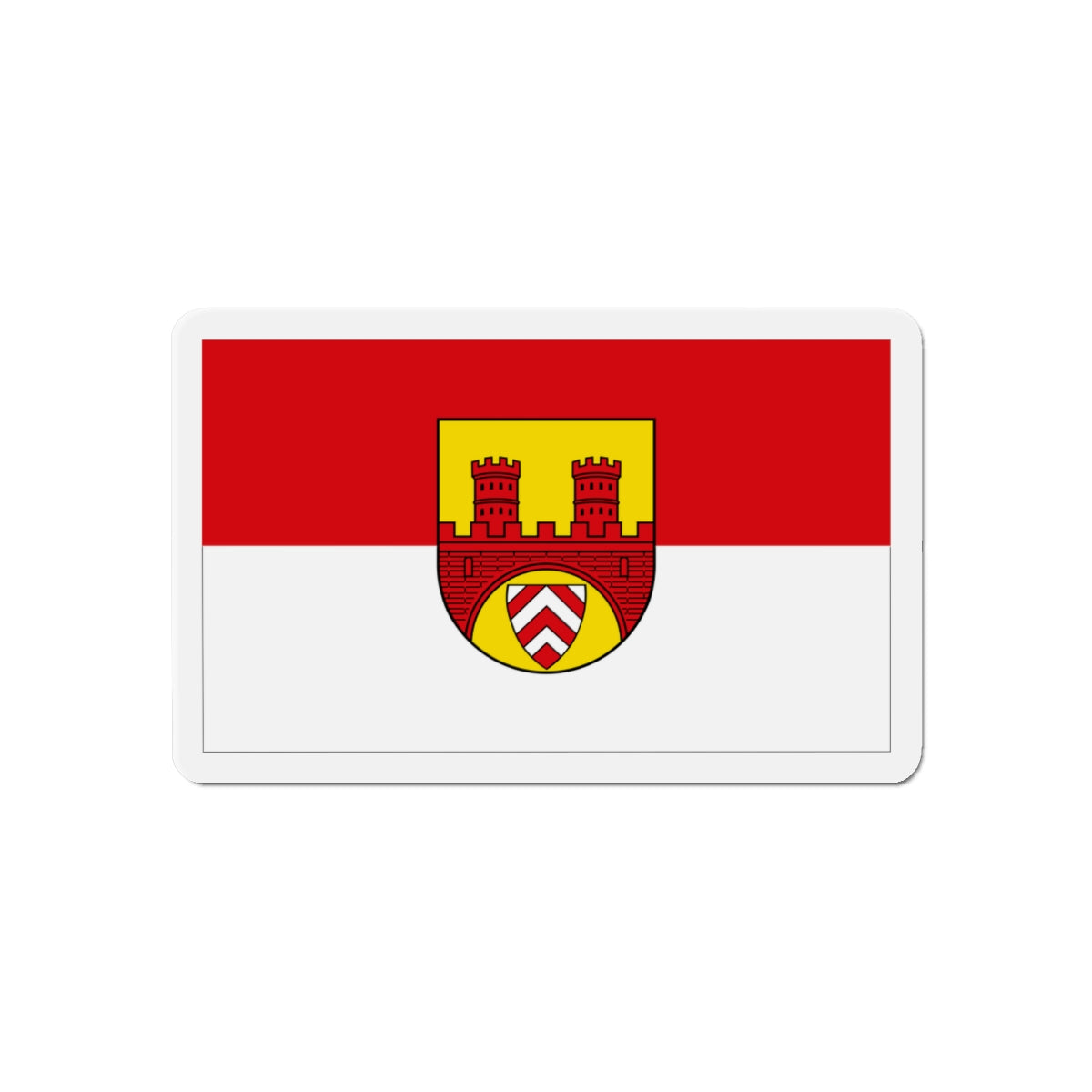 Flag of Bielefeld Germany - Die-Cut Magnet-6 × 6"-The Sticker Space