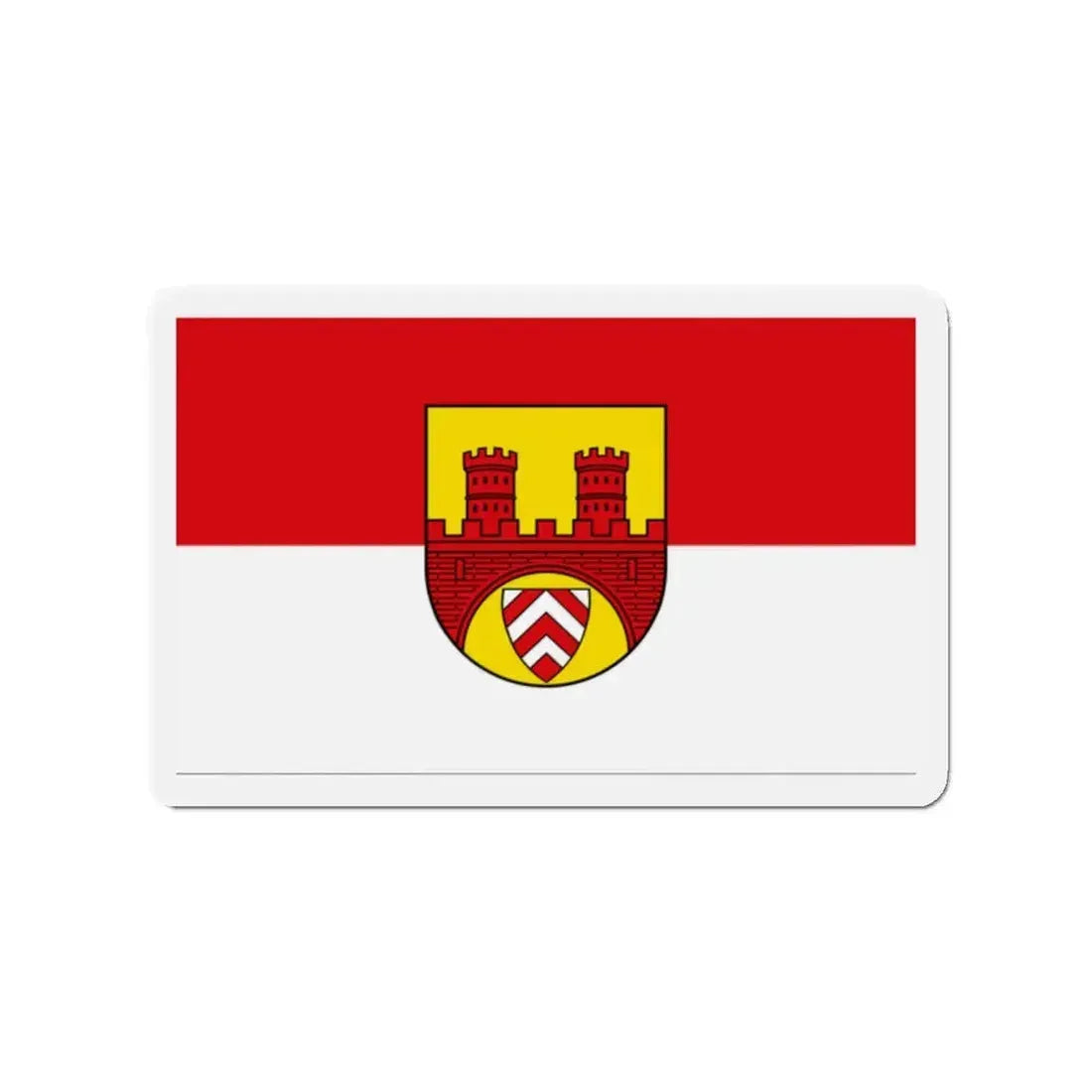 Flag of Bielefeld Germany - Refrigerator Magnet 2 Inch - The Sticker Space