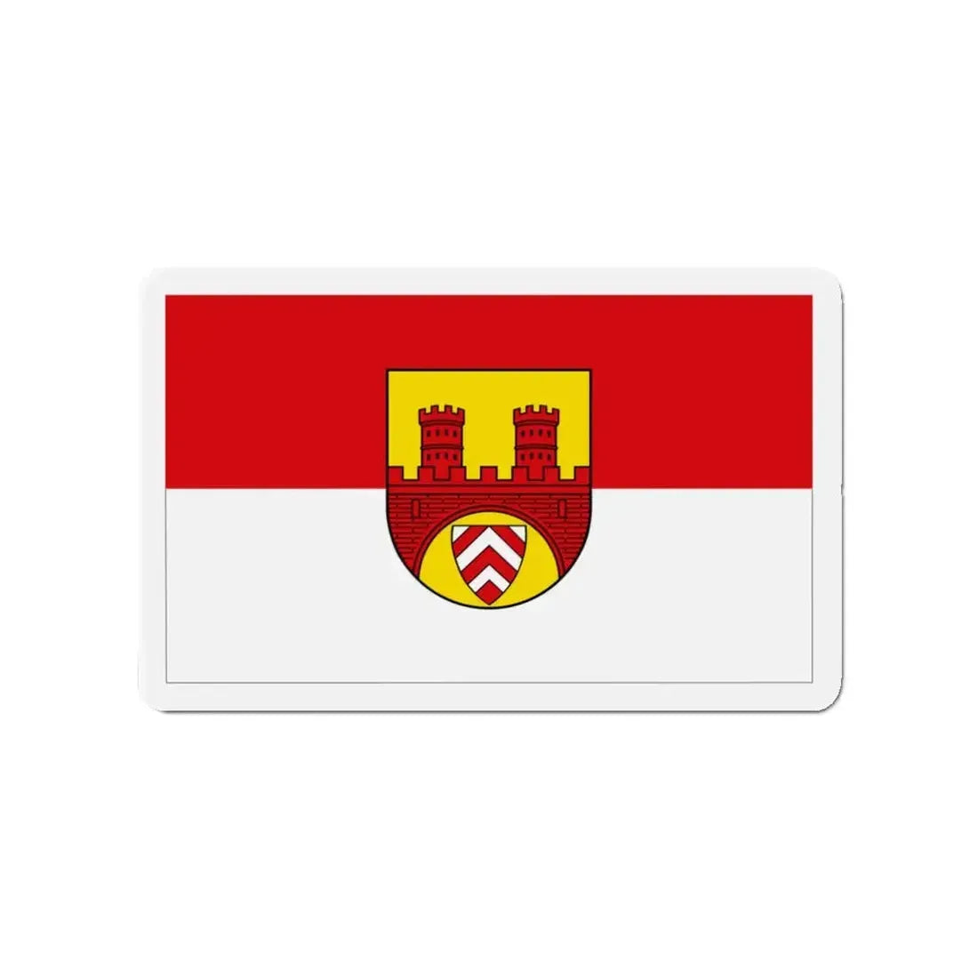 Flag of Bielefeld Germany - Refrigerator Magnet 3 Inch - The Sticker Space