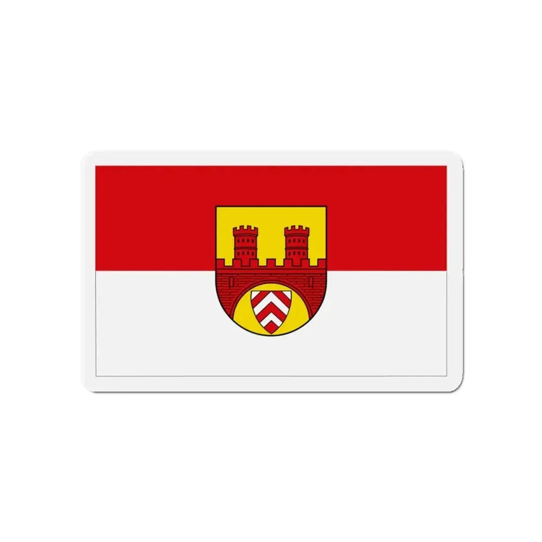 Flag of Bielefeld Germany - Refrigerator Magnet 4 Inch - The Sticker Space