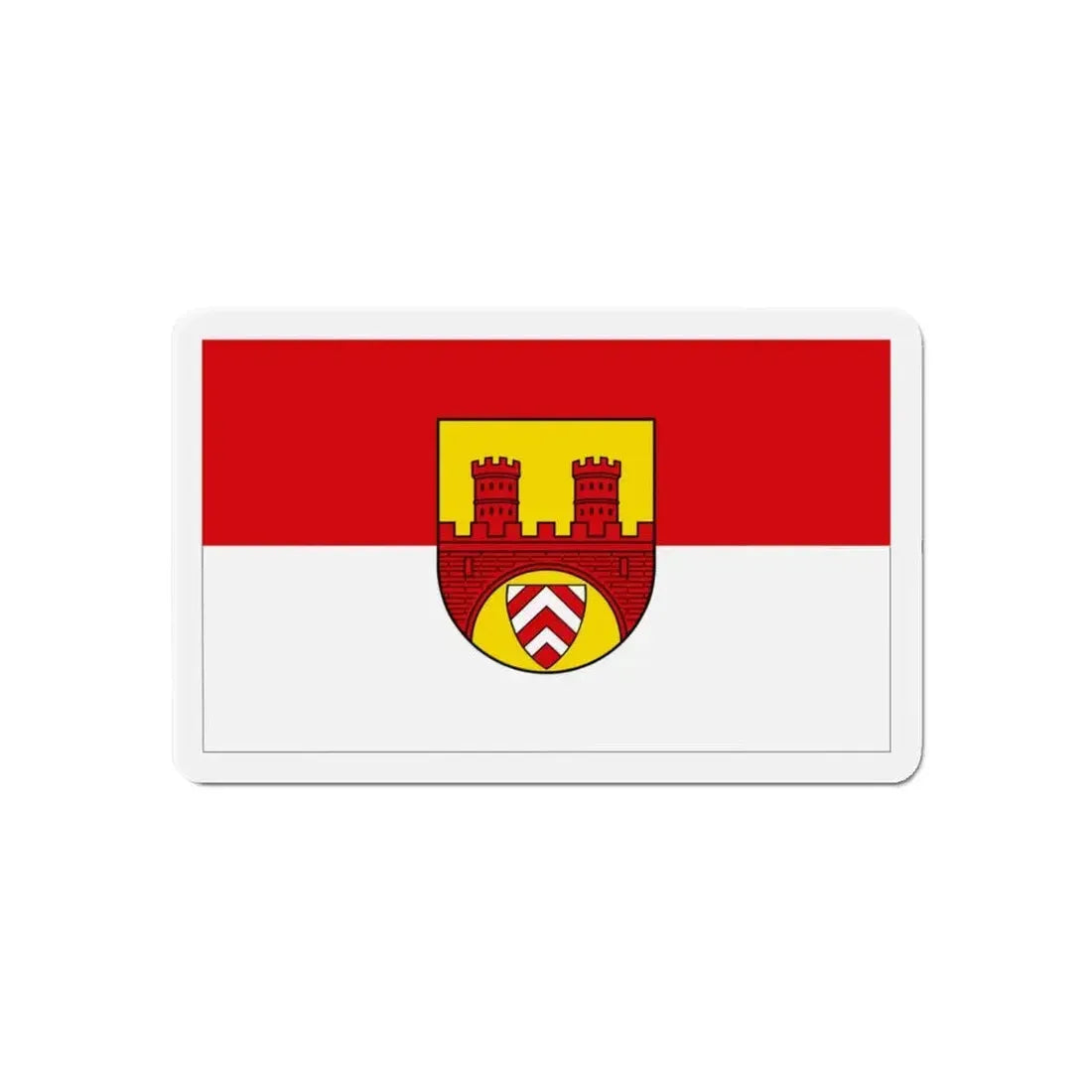 Flag of Bielefeld Germany - Refrigerator Magnet 6 Inch - The Sticker Space