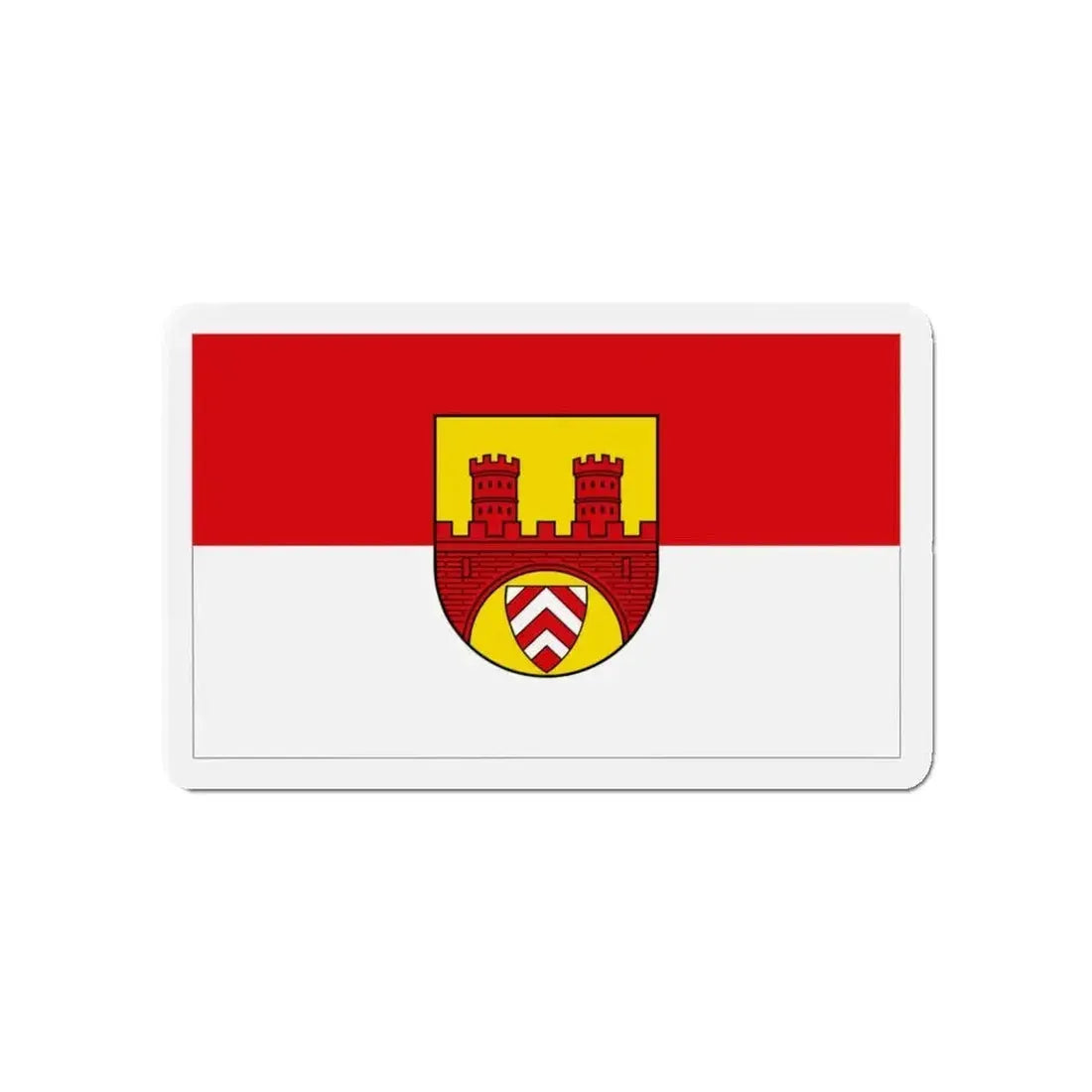 Flag of Bielefeld Germany - Refrigerator Magnet - The Sticker Space