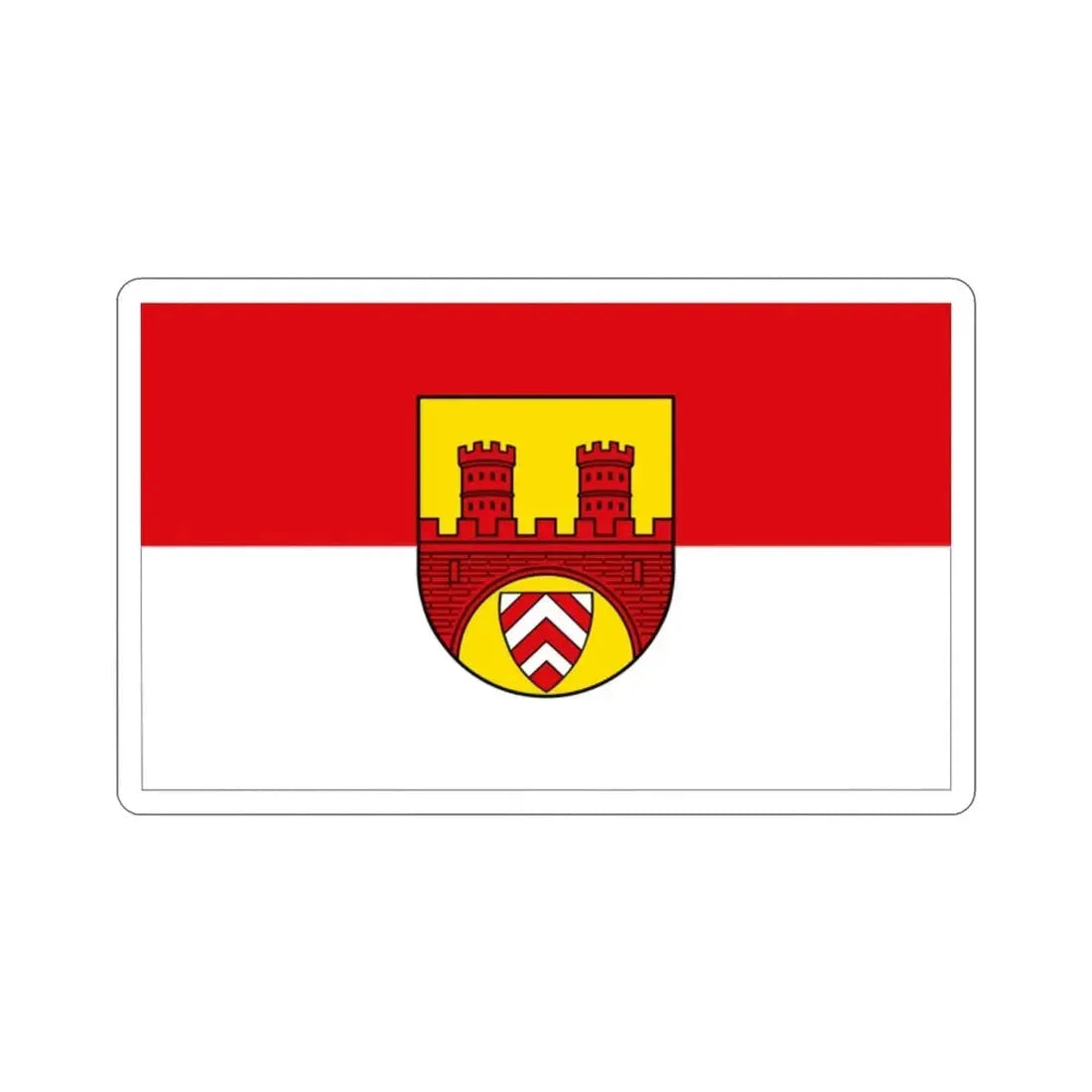 Flag of Bielefeld Germany STICKER Vinyl Die-Cut Decal - The Sticker Space