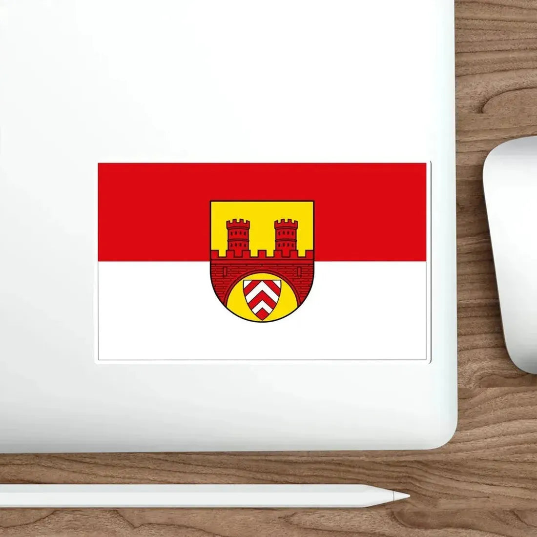 Flag of Bielefeld Germany STICKER Vinyl Die-Cut Decal - The Sticker Space