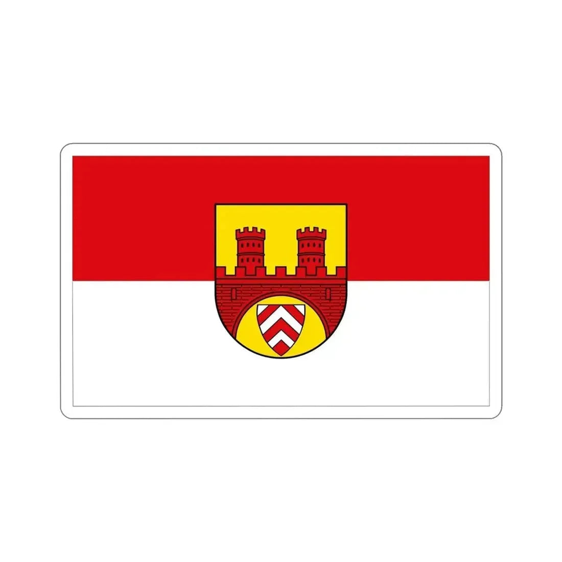Flag of Bielefeld Germany STICKER Vinyl Die-Cut Decal - The Sticker Space
