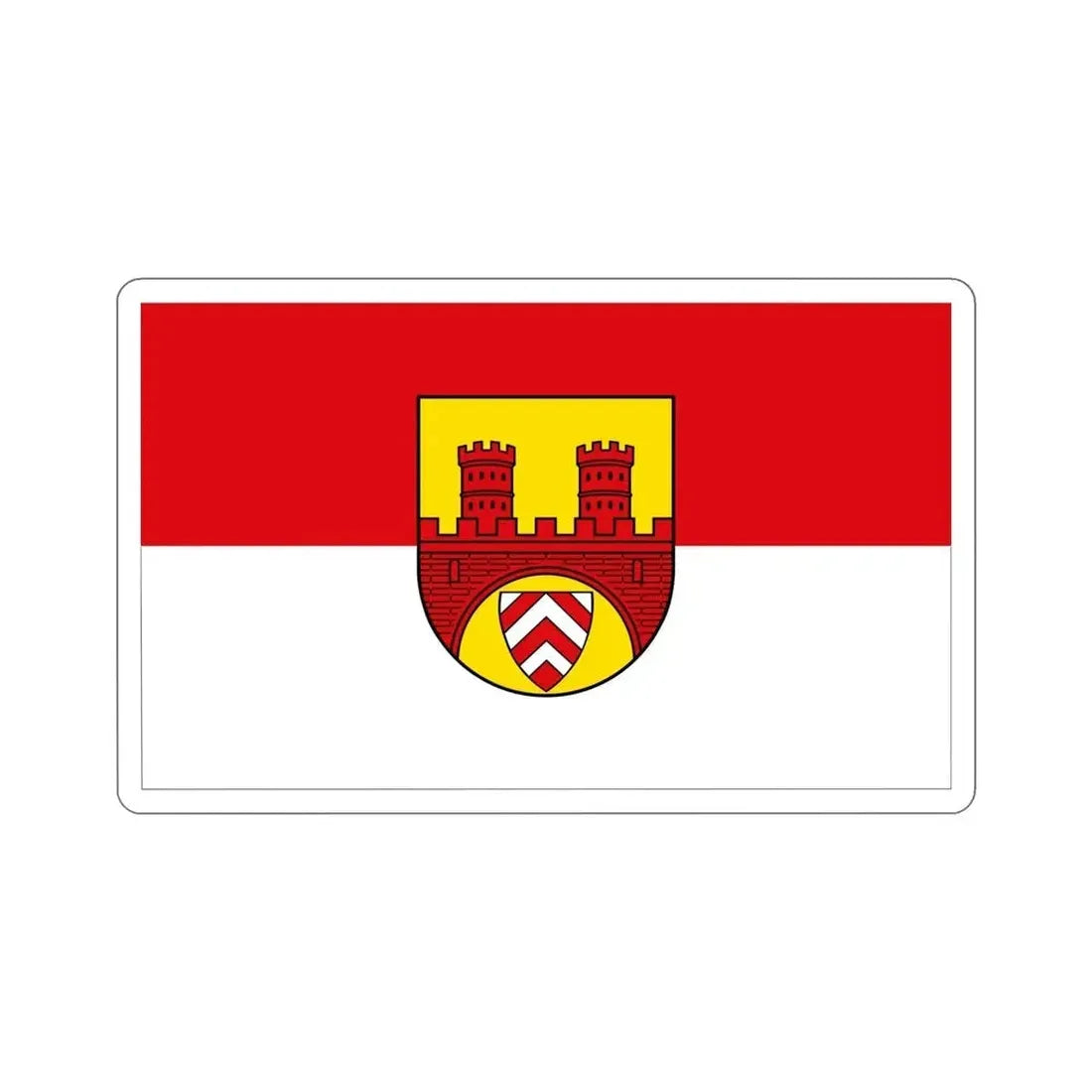 Flag of Bielefeld Germany STICKER Vinyl Die-Cut Decal - The Sticker Space