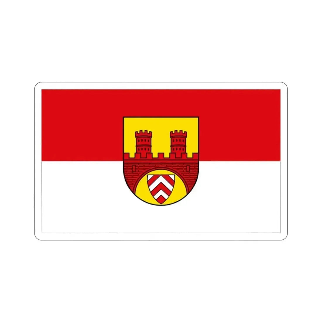 Flag of Bielefeld Germany STICKER Vinyl Die-Cut Decal - The Sticker Space