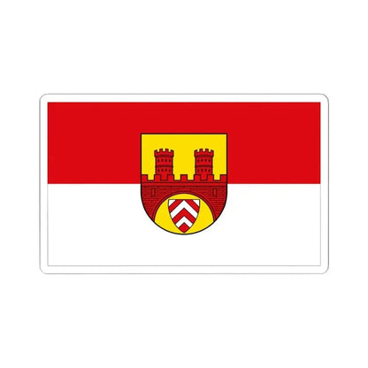 Flag of Bielefeld Germany - STICKER Vinyl Kiss-Cut Decal 6 Inch White - The Sticker Space