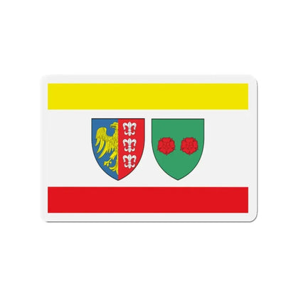 Flag of Bielsko Biała Poland - Refrigerator Magnet 2 Inch - The Sticker Space