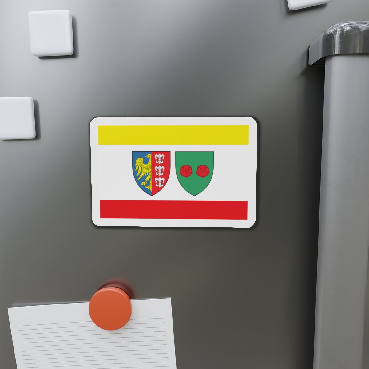 Flag of Bielsko Biała Poland - Die-Cut Magnet-The Sticker Space