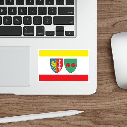 Flag of Bielsko Biała Poland STICKER Vinyl Die-Cut Decal-The Sticker Space