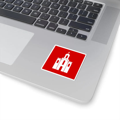 Flag of Bila Cerkva (Ukraine) STICKER Vinyl Kiss-Cut Decal - The Sticker Space