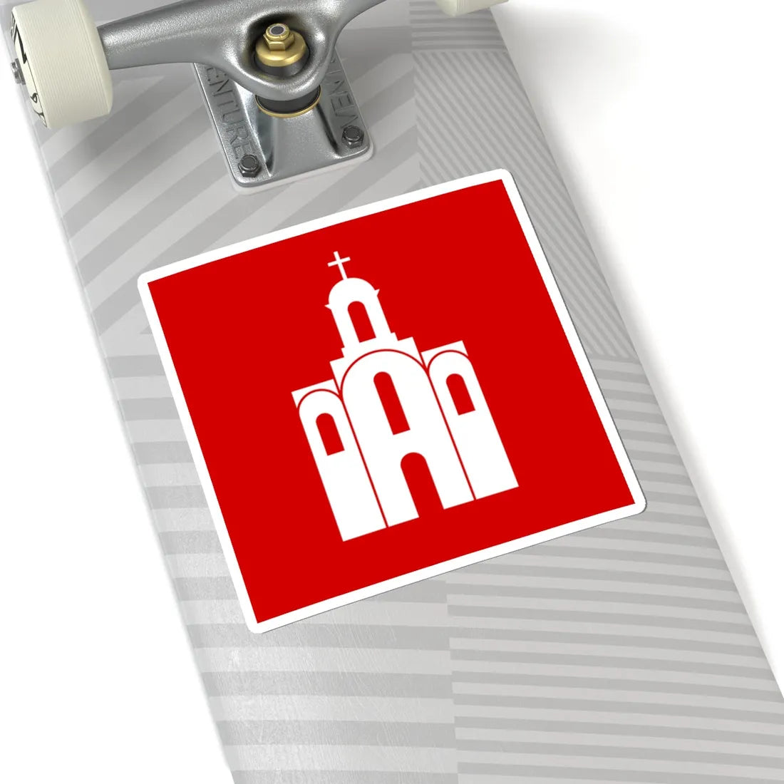 Flag of Bila Cerkva (Ukraine) STICKER Vinyl Kiss-Cut Decal - The Sticker Space