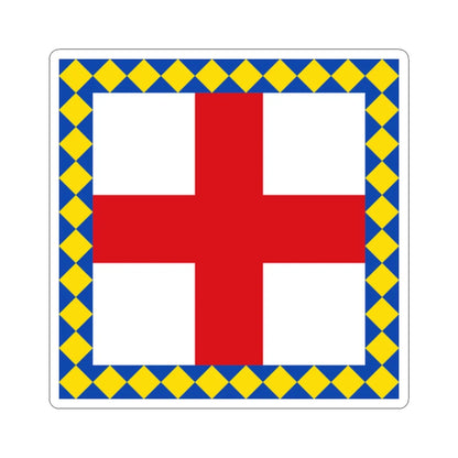 Flag of Biliy Kamin (Ukraine) STICKER Vinyl Kiss-Cut Decal 2 Inch White - The Sticker Space