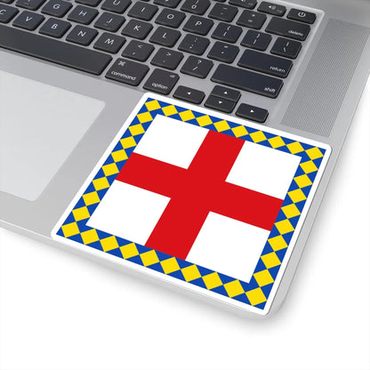 Flag of Biliy Kamin (Ukraine) STICKER Vinyl Kiss-Cut Decal - The Sticker Space