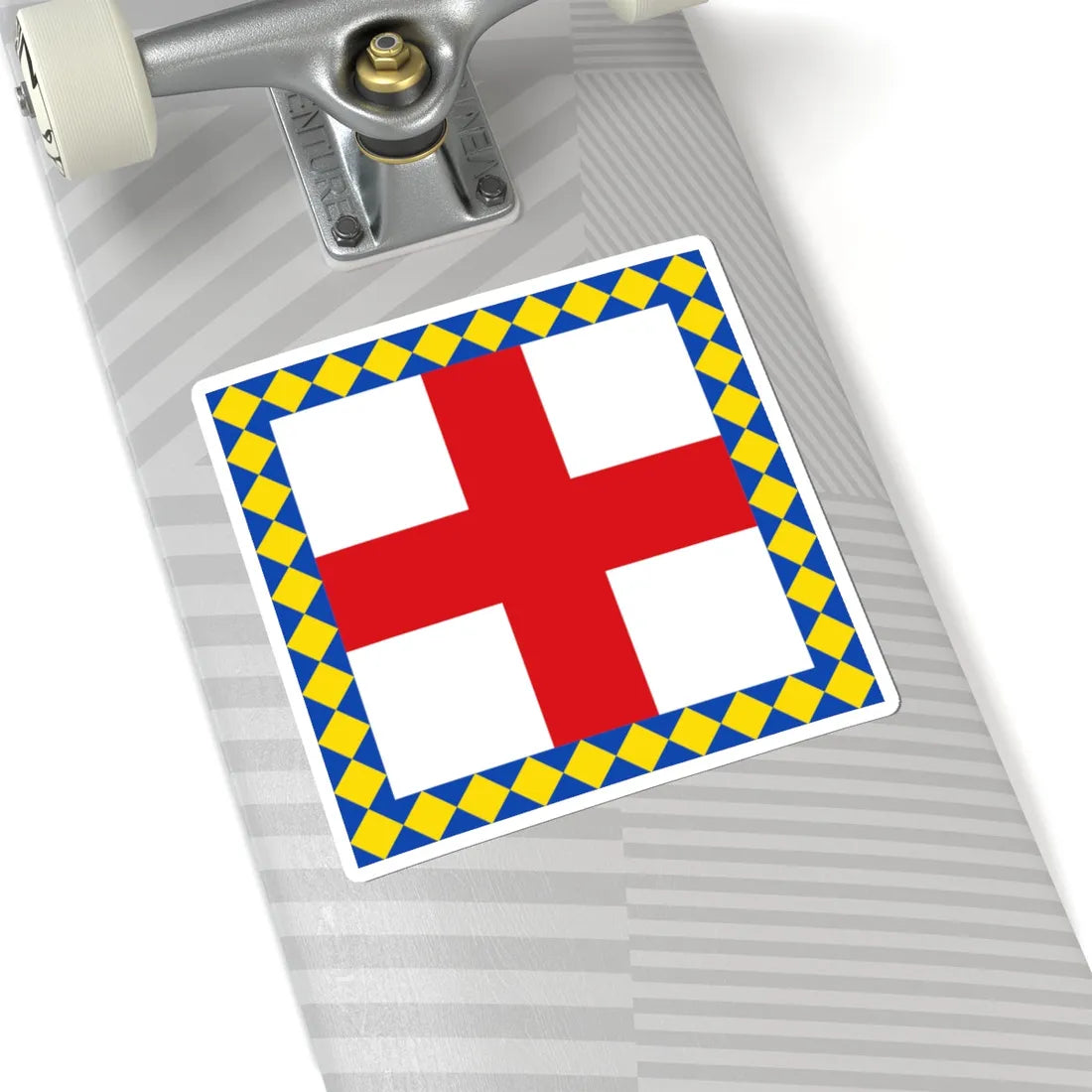 Flag of Biliy Kamin (Ukraine) STICKER Vinyl Kiss-Cut Decal - The Sticker Space