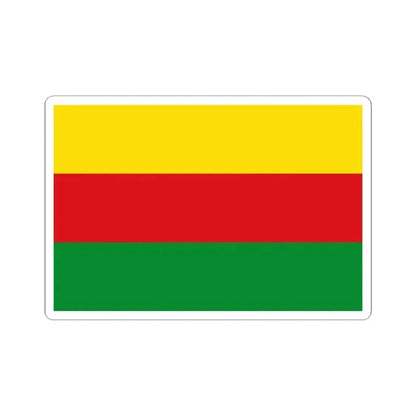 Flag of Bilzen (Belgium) STICKER Vinyl Kiss-Cut Decal 2 Inch White - The Sticker Space